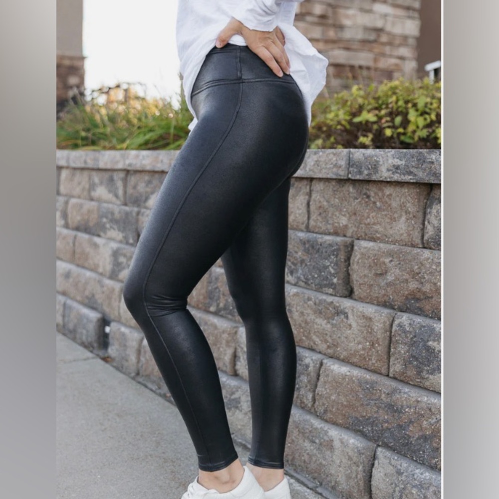 Spanx Faux Leather Leggings